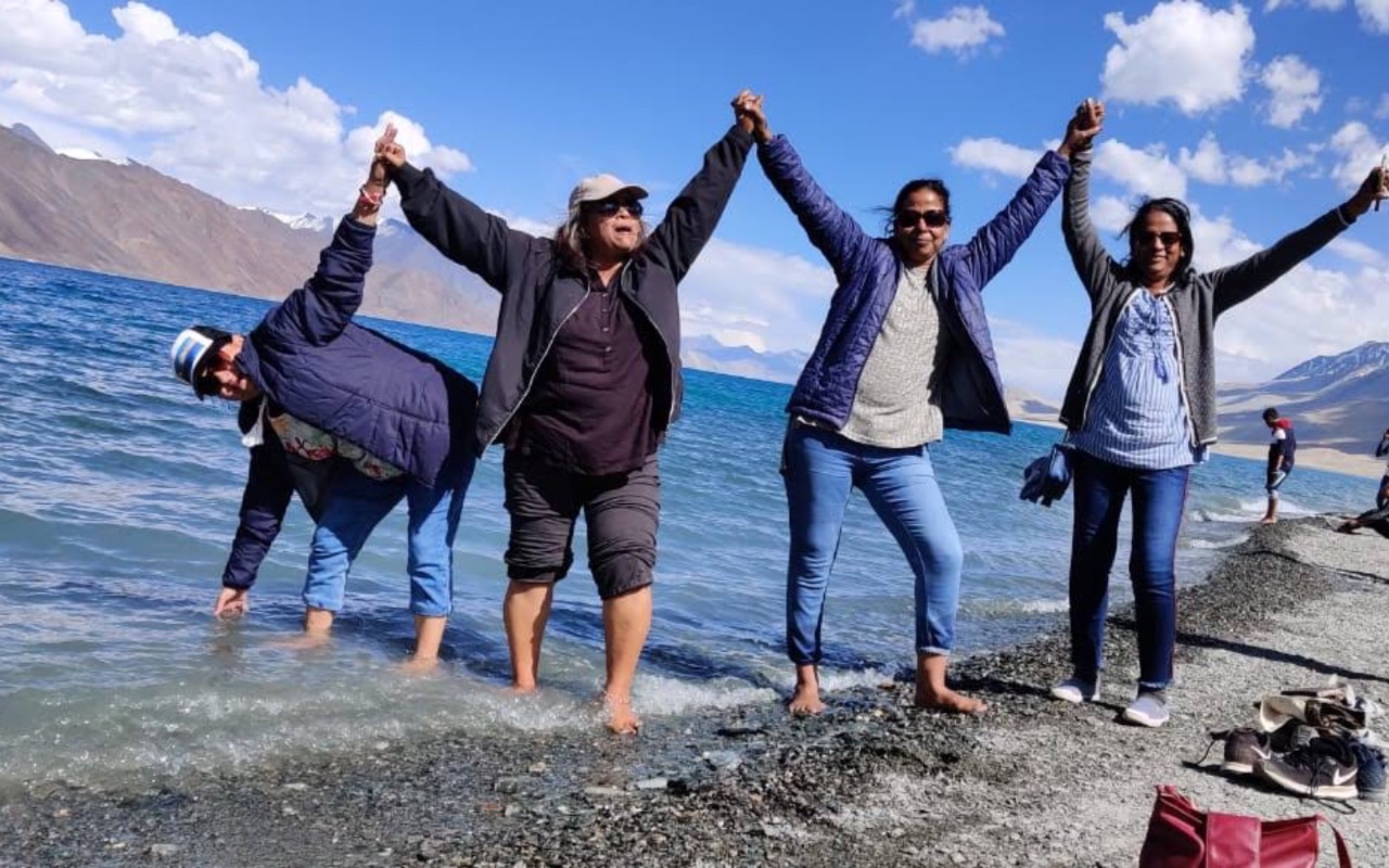 Relive your childhood at Pangong Lake